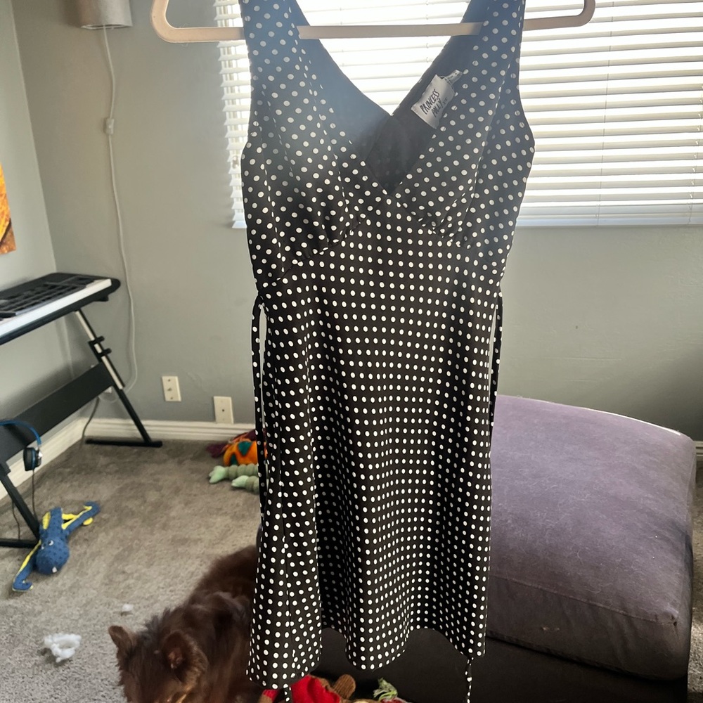 Nellie Black and White Polka Dot Dress